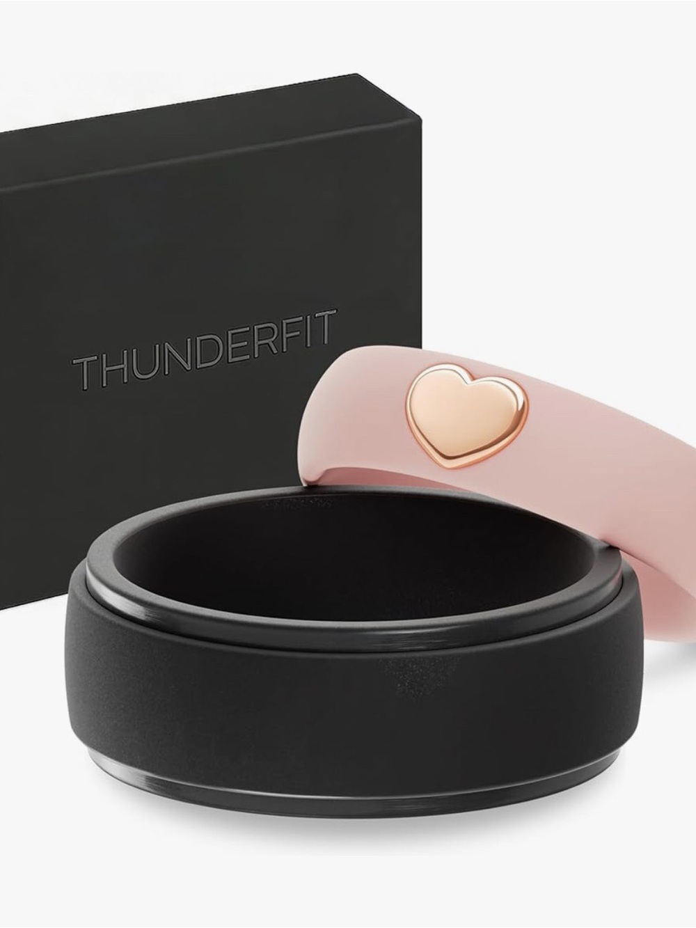 Thunderfit Silicone Rings for Him and Her, Wedding bands for couples.